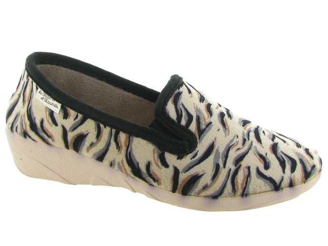 chaussons et pantoufles - Charentaise - femme - Synthétique - Noir - La maison de l espadrille