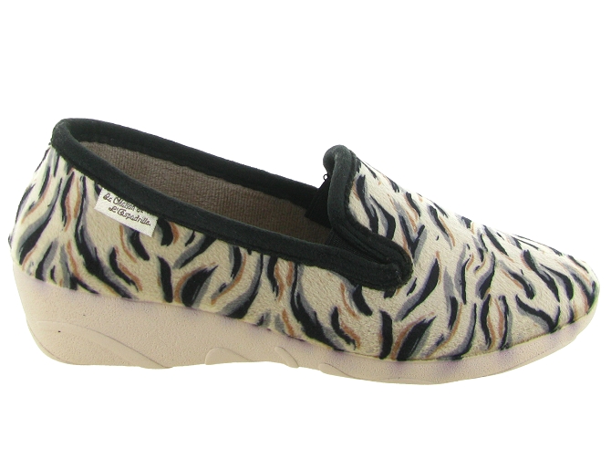 chaussons et pantoufles - Charentaise - femme - Synthétique - Noir - La maison de l espadrille5808301_2