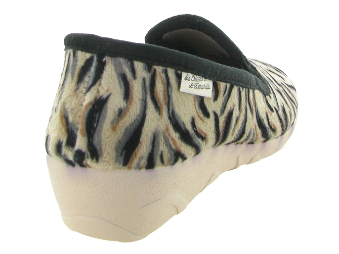 chaussons et pantoufles - Charentaise - femme - Synthétique - Noir - La maison de l espadrille5808301_5