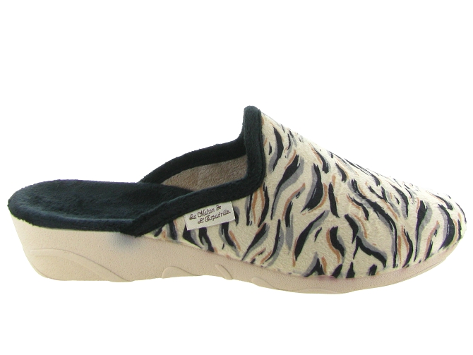 chaussons et pantoufles - Mules Sabots - femme - Synthétique - Noir - La maison de l espadrille5808401_2