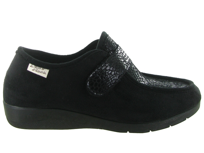 chaussons et pantoufles - Charentaise - femme - Synthétique - Noir - La maison de l espadrille5808501_2