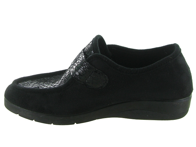 chaussons et pantoufles - Charentaise - femme - Synthétique - Noir - La maison de l espadrille5808501_4