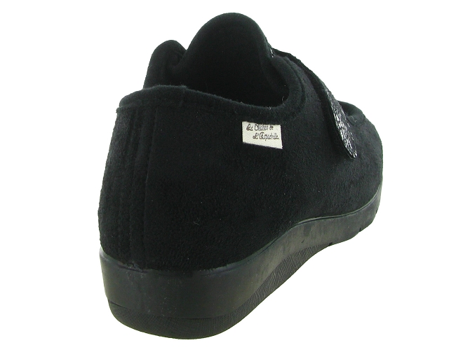 chaussons et pantoufles - Charentaise - femme - Synthétique - Noir - La maison de l espadrille5808501_5