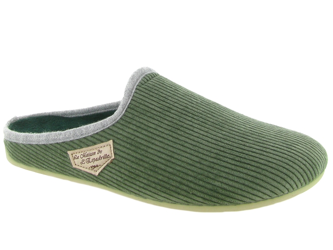 chaussons et pantoufles - Mules Sabots - homme - Synthétique - Vert - La maison de l espadrille
