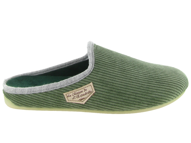 chaussons et pantoufles - Mules Sabots - homme - Synthétique - Vert - La maison de l espadrille5808602_2