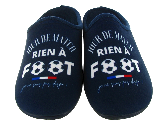 chaussons et pantoufles - Mules Sabots - homme - Synthétique - Bleu Marine - La maison de l espadrille