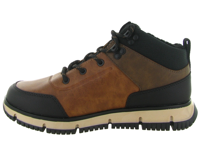 apres ski bottes fourrees - Bottine chaude - homme - Cuir - Marron - Bugatti5810101_4