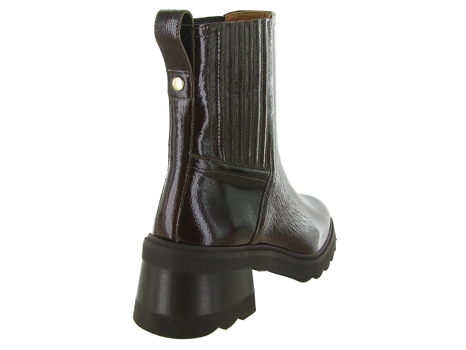bottines et boots - Chelsea - femme - Cuir - Bordeaux - Bobbies5810302_5