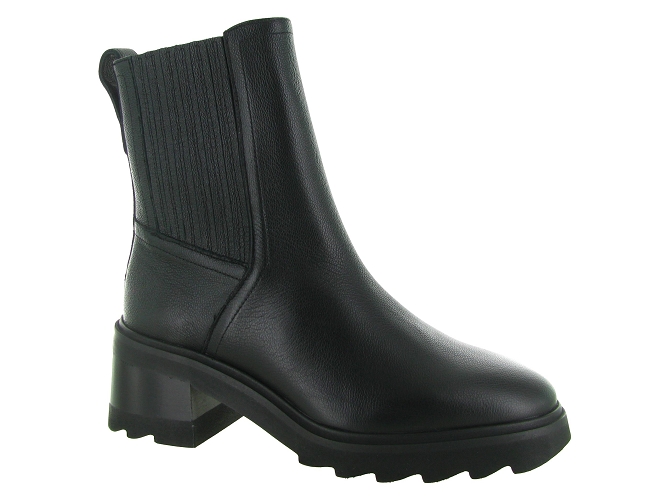 bottines et boots - Chelsea - femme - Cuir - Noir - Bobbies