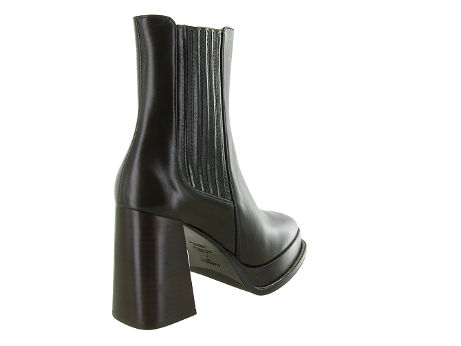bottines et boots - Chelsea - femme - Cuir - Marron - Bobbies5810503_5