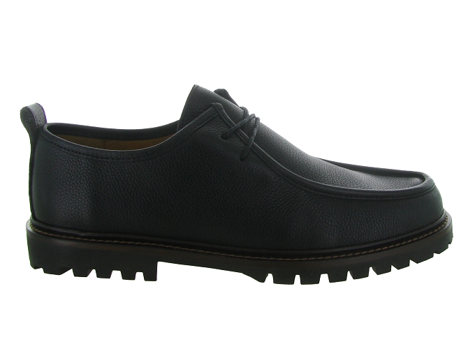 mocassins - Elégant - homme - Cuir Grainé - Noir - Bobbies5811301_2