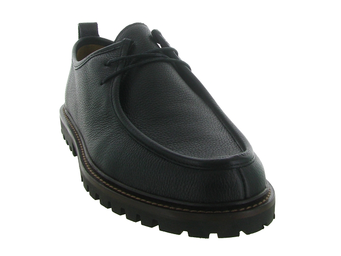 mocassins - Elégant - homme - Cuir Grainé - Noir - Bobbies5811301_3