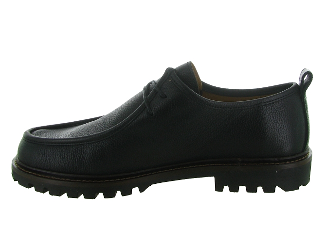 mocassins - Elégant - homme - Cuir Grainé - Noir - Bobbies5811301_4