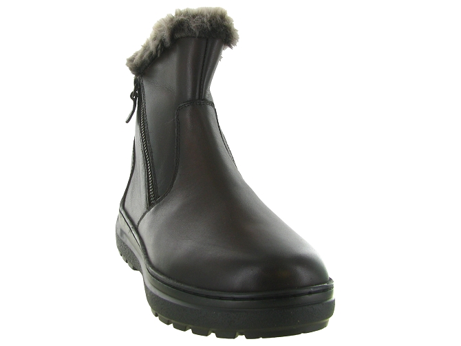 apres ski bottes fourrees - Botte de neige - femme - Cuir - Marron - Hooper5812401_3