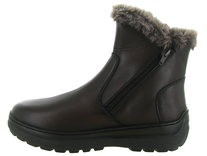apres ski bottes fourrees - Botte de neige - femme - Cuir - Marron - Hooper5812401_4