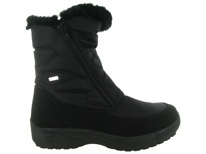 apres ski bottes fourrees - Chaussure neige - femme - Synthétique - Noir - Jacalu5812701_2
