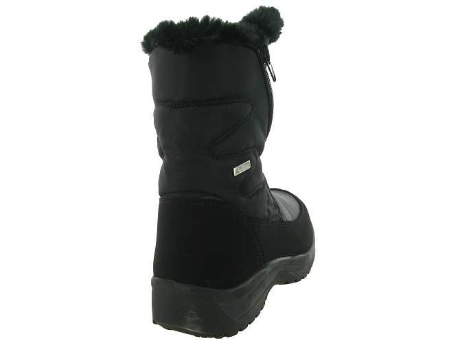apres ski bottes fourrees - Chaussure neige - femme - Synthétique - Noir - Jacalu5812701_5