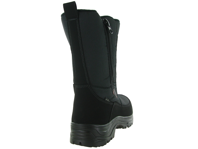 apres ski bottes fourrees - Bottes de neige - homme - Synthétique - Noir - Jacalu5813001_5