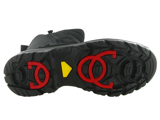 apres ski bottes fourrees - Bottes de neige - homme - Synthétique - Noir - Jacalu5813001_6