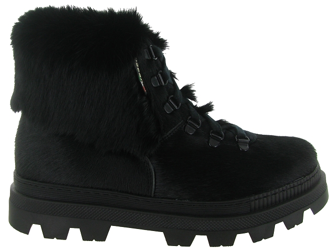apres ski bottes fourrees - Bottine chaude - femme - Laine - Noir - Oscar5817601_2
