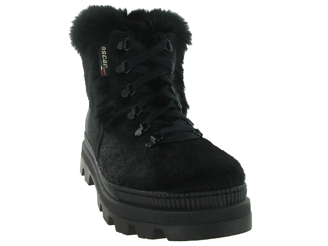 apres ski bottes fourrees - Bottine chaude - femme - Laine - Noir - Oscar5817601_3