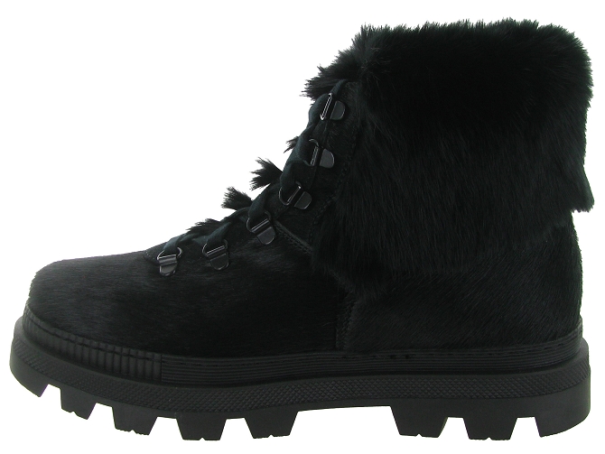 apres ski bottes fourrees - Bottine chaude - femme - Laine - Noir - Oscar5817601_4