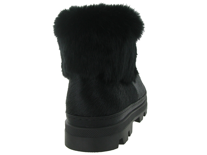 apres ski bottes fourrees - Bottine chaude - femme - Laine - Noir - Oscar5817601_5