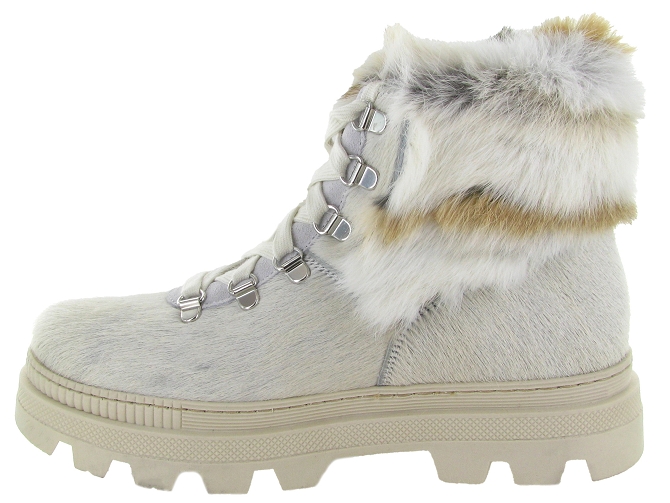 apres ski bottes fourrees - Bottine chaude - femme - Laine - Blanc - Oscar5817602_4