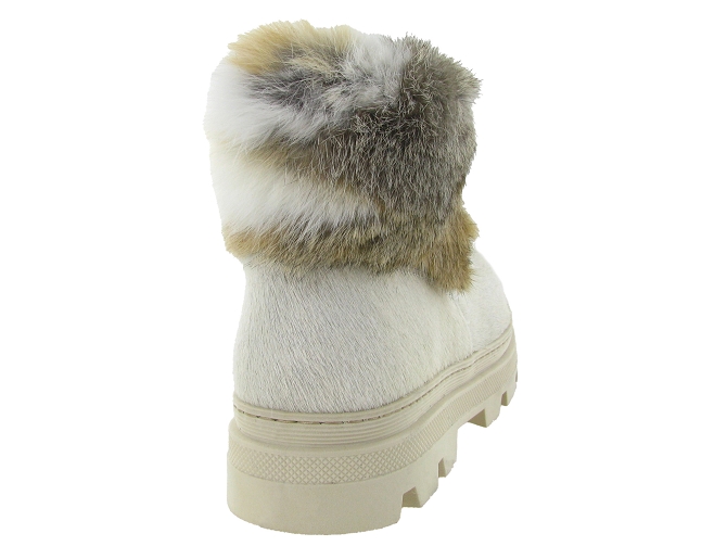 apres ski bottes fourrees - Bottine chaude - femme - Laine - Blanc - Oscar5817602_5