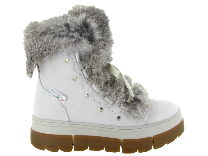 apres ski bottes fourrees - Bottine chaude - femme - Laine - Blanc - Oscar5817902_2