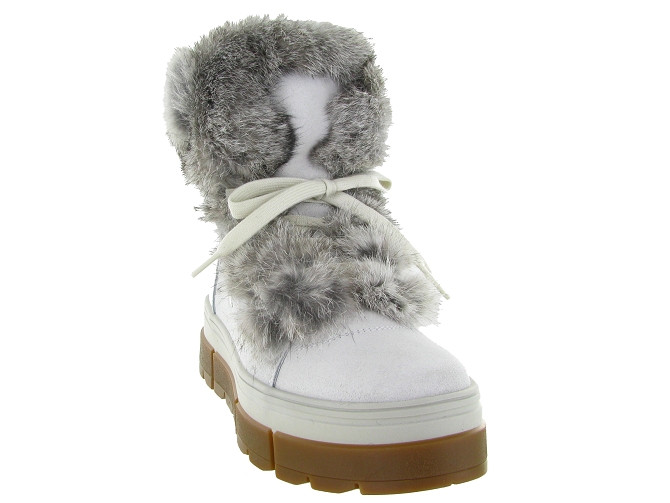 apres ski bottes fourrees - Bottine chaude - femme - Laine - Blanc - Oscar5817902_3