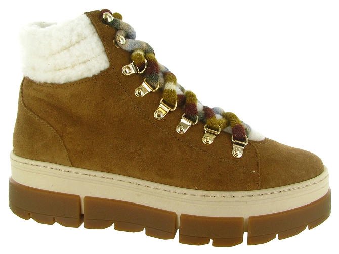 apres ski bottes fourrees - Bottine chaude - femme - Cuir - Marron - Armando