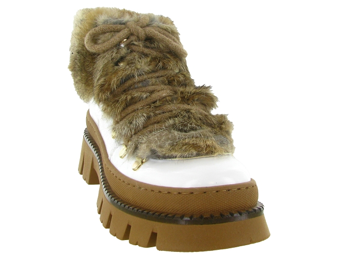 apres ski bottes fourrees - Botte de neige - femme - Fourrure - Blanc - Armando5819201_3