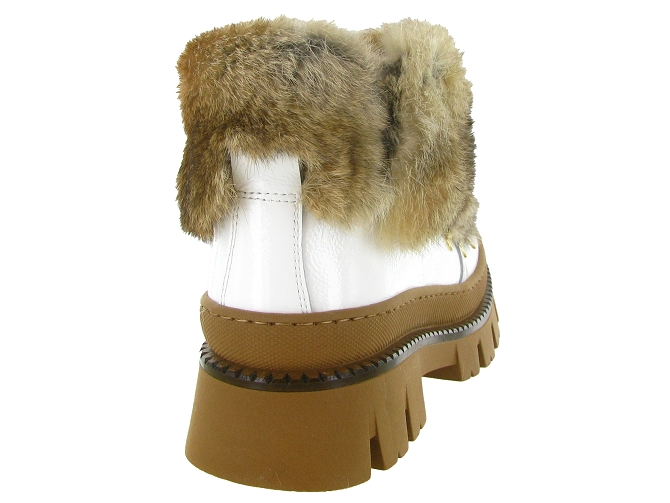 apres ski bottes fourrees - Botte de neige - femme - Fourrure - Blanc - Armando5819201_5