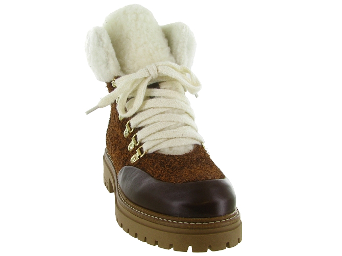 apres ski bottes fourrees - Botte fourrée - femme - Cuir - Marron - Armando5819501_3