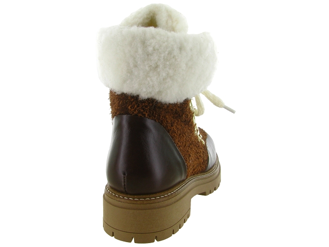 apres ski bottes fourrees - Botte fourrée - femme - Cuir - Marron - Armando5819501_5