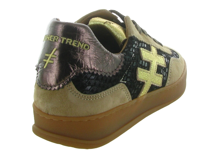 baskets et sneakers - Tendance - femme - Synthétique - Marron - Another trend5820201_5