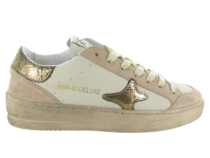 baskets et sneakers - Tendance - femme - Cuir - Rose - Ama brand5820501_2