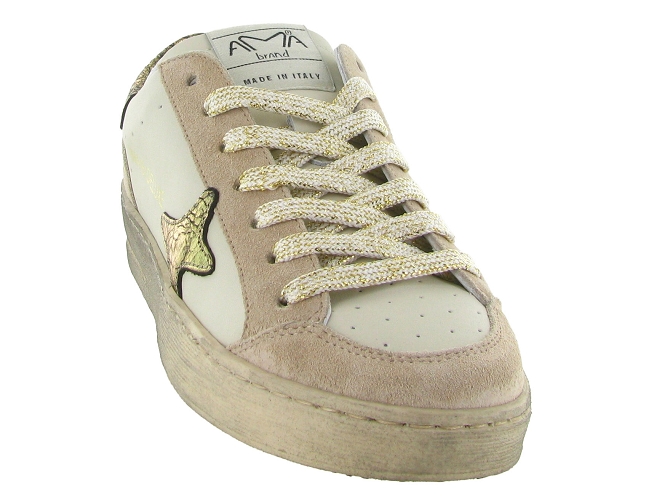 baskets et sneakers - Tendance - femme - Cuir - Rose - Ama brand5820501_3