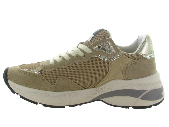 baskets et sneakers - Tendance - femme - Cuir - Marron - Ama brand5820801_4