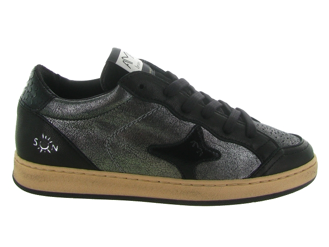 baskets et sneakers - Tendance - femme - Cuir - Noir - Ama brand5821001_2