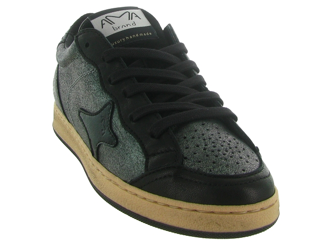 baskets et sneakers - Tendance - femme - Cuir - Noir - Ama brand5821001_3