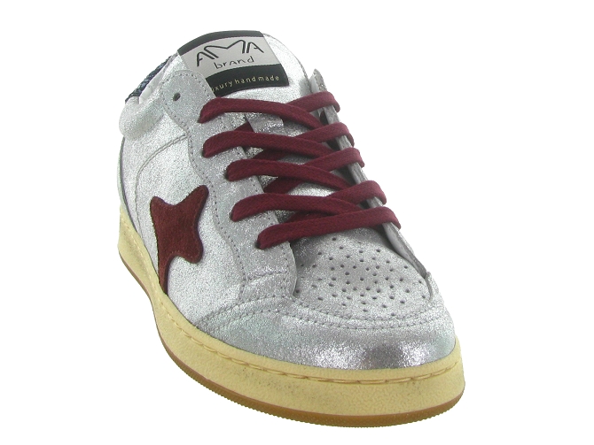 baskets et sneakers - Tendance - femme - Cuir - Argent - Ama brand5821101_3