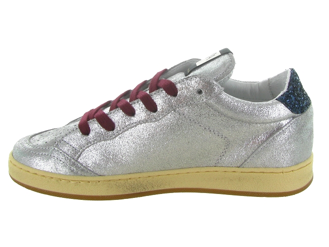 baskets et sneakers - Tendance - femme - Cuir - Argent - Ama brand5821101_4