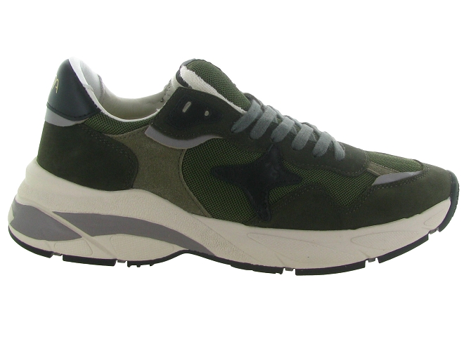 baskets et sneakers - Tendance - homme - Cuir - Kaki - Ama brand5821301_2