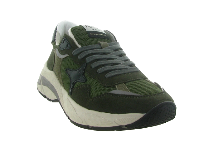 baskets et sneakers - Tendance - homme - Cuir - Kaki - Ama brand5821301_3