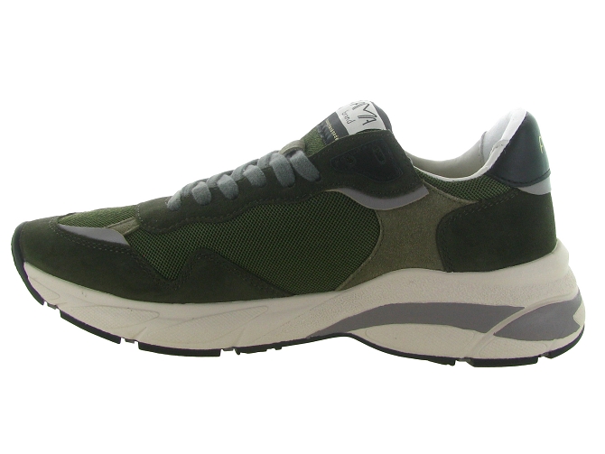 baskets et sneakers - Tendance - homme - Cuir - Kaki - Ama brand5821301_4
