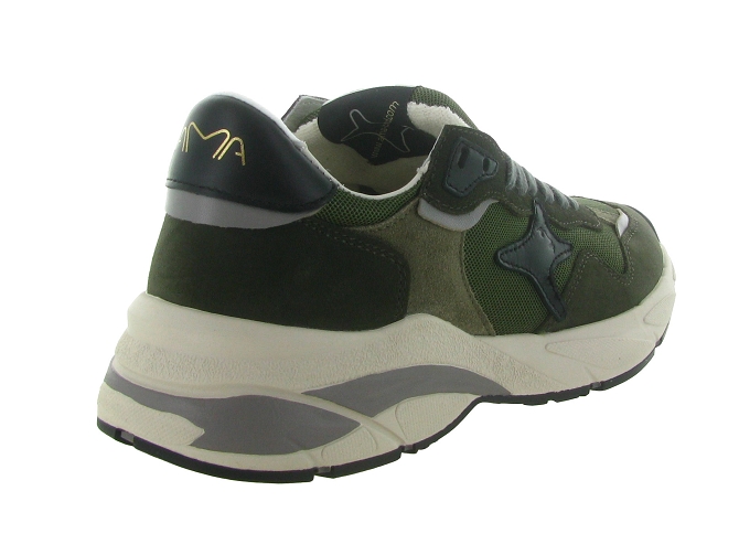baskets et sneakers - Tendance - homme - Cuir - Kaki - Ama brand5821301_5