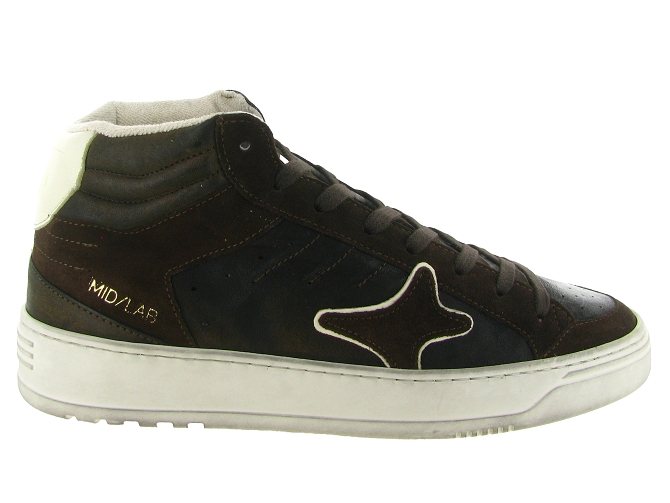 baskets et sneakers - Montante - homme - Cuir - Marron - Ama brand5821401_2