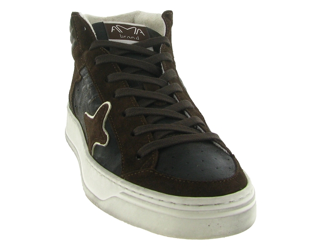 baskets et sneakers - Montante - homme - Cuir - Marron - Ama brand5821401_3